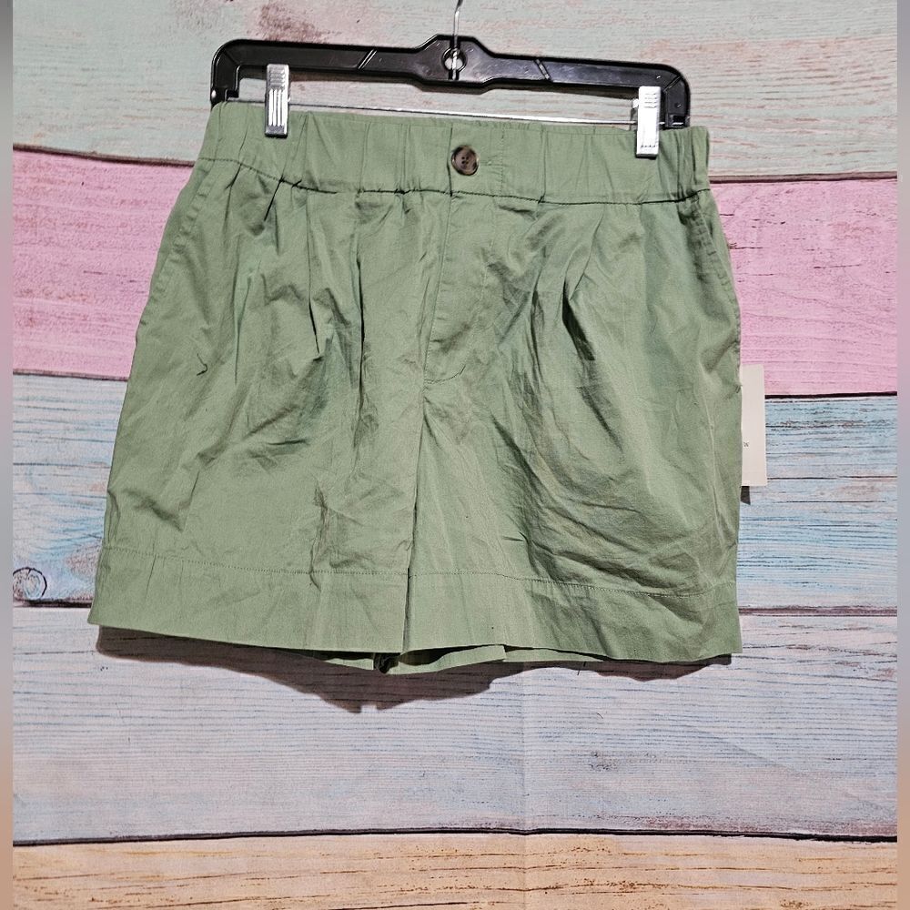 ‎Women's High Rise Poplin Shorts XS